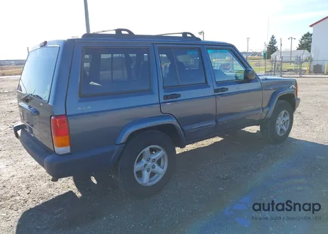 2001 Jeep Cherokee Sport из США, поврежденный, VIN 1J4FF48S71L624183